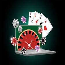 American Roulette wheel layout with numbers and betting zones on gabus togel live table